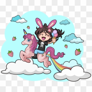 Unicorn And Rainbow In Happy Land Mini Pack - Cartoon Clipart