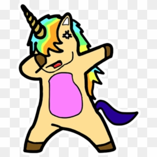Pose Dabbing Funny And Transparent Background - Unicorn Clipart