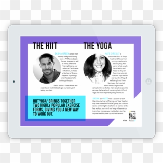 Hiit Yoga - Graphic Design Clipart