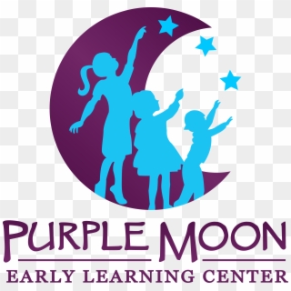 Purple Moon Early Learning Center , Png Download - Graphic Design Clipart