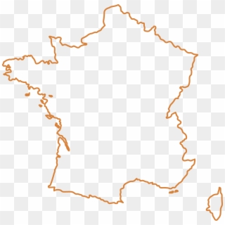 Country Dog - France Outline Clipart