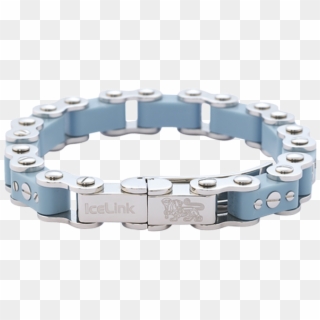 Icelink Turquoise Bicycle Link Thick Bracelet - Bracelet Clipart