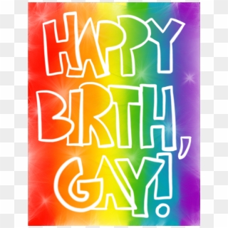 Happy 20birth 20gay 201 20square Original - Feliz Cumpleaños Lesbi Clipart