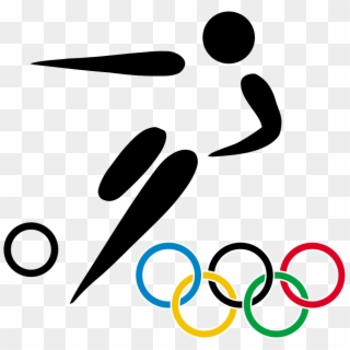 Olympic Football - 2008 Olympics Games Logo Clipart