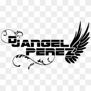 Menú - Logo Dj Angel Png Clipart