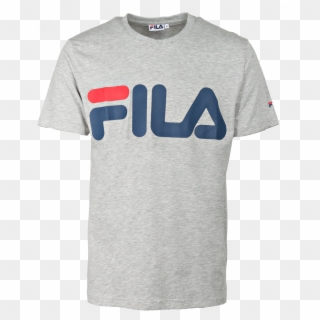 Fila Classic Logo T-shirt Grey - Active Shirt Clipart