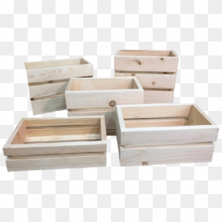Small Wood Crates Pine - Plywood Clipart