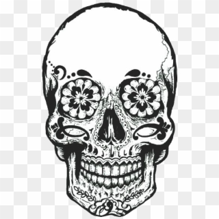 Skull Calavera Cap Dead Day Of The Clipart - Sugar Skull Transparent Background - Png Download