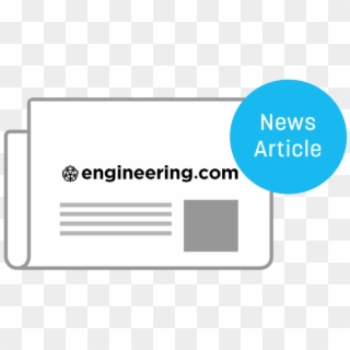 Engineering-com News Article Icon - Sign Clipart
