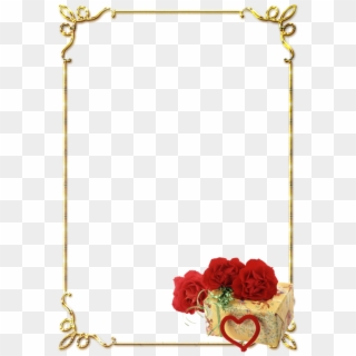 Frames Png, Photoshop Design, Adobe Photoshop, Wedding - Rose Flower Border Design Clipart