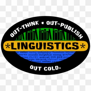 Be A Linguistics Survivor Out Think - Label Clipart