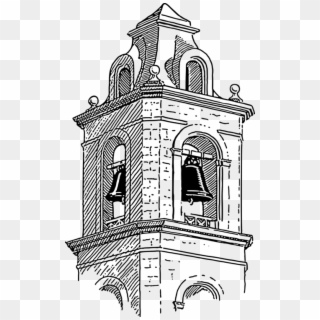 Bell Tower Belfry Steeple - Clip Art Bell Tower - Png Download