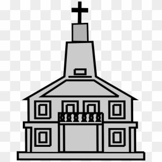 Building Christian Church House Png Image - Tempat Ibadah Kristen Kartun Clipart