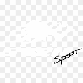 Sven Sport Logo Black And White - Calligraphy Clipart