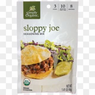 Stock Photo - Simply Organic Sloppy Joe Mix Clipart