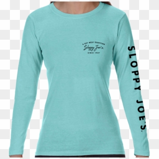 Picture Of Ladies Heartbeat Logo Long Sleeve - Long-sleeved T-shirt Clipart