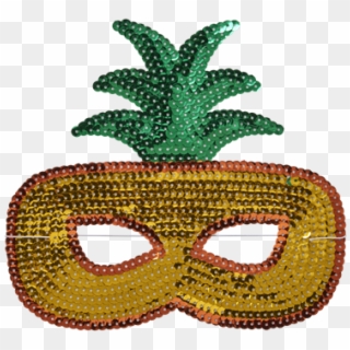 Sequin Pineapple Mask - Masque Ananas Clipart