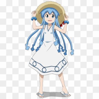 Wearing A Hat , - Ika Musume Fanservice Clipart