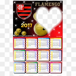 Calendã¡rio-flamengo - - Calendario 2017 Super Herois Clipart