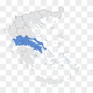 Central Greece Map Clipart