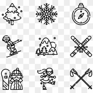 Winter Sports - Mom Icon Transparent Background Clipart