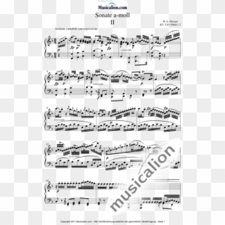 Mozart, Wolfgang Amadeus - Sheet Music Clipart