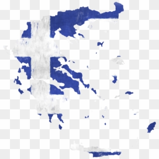 Click And Drag To Re-position The Image, If Desired - Greece Map And Flag Clipart