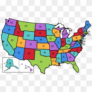 Thank You For Participating In The Read Across The - Republican Democrat Map With Swing States Clipart