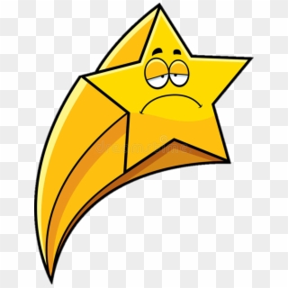 Oh No, Try Again - Smiling Shooting Star Clipart