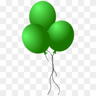 Green Balloon Clipart - Balloon - Png Download