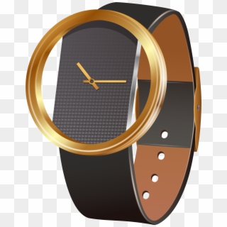 Wrist Watch Black Png Clip Art - Wrist Watch Clipart Png Transparent Png