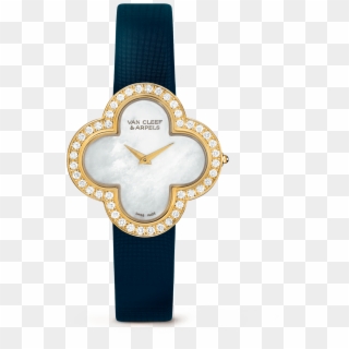 Alhambra Watch, Medium Model - Van Cleef Watch Alhambra Clipart