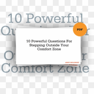 10 Powerful Questions For Stepping Outside Your Comfort - Ymere Clipart