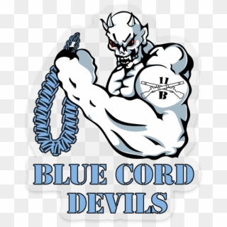 Blue Cord Devils Clipart