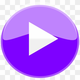Purple Play Button Png Clipart