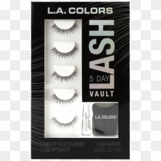 Colors 7 Piece 5-days Worth Of Lashes, Lash Applicator, Clipart