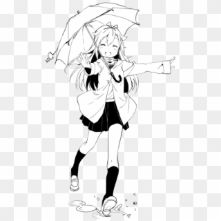 Kawaii, Manga, And Anime Image - Anime Girl Manga Transparent Clipart