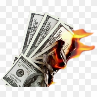 Burning Money Png - Burning Money Transparent Background Clipart