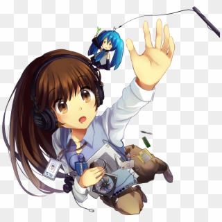 Information - Anime Girl With Outstretched Hand Clipart