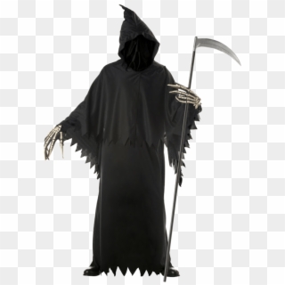 Adult Deluxe Grim Reaper Costume - Male Grim Reaper Costumes Clipart