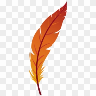 Orange Feather Png Clipart