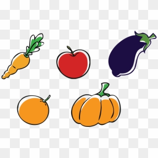 Transparent Library Apple Pumpkin Vegetable Clip Art - Frutas Y Verduras Animadas Png