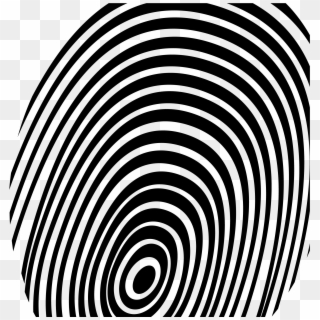 Social Webstore Logo Fingerprint - Spiral Fingerprint Clipart