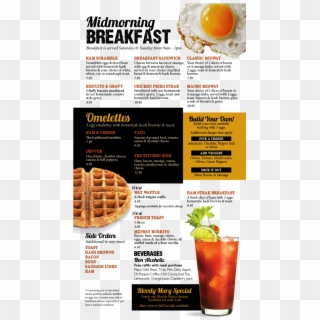 Weekend Breakfast Menu - Menu Breakfast Clipart