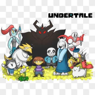Undertale Coloring Pages - Undertale Characters In Color Clipart