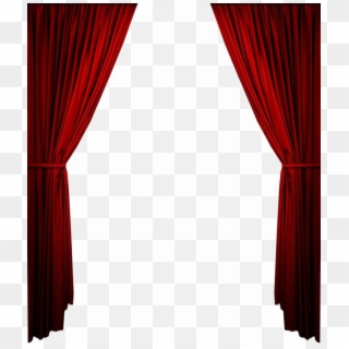 Curtains Png Clipart - Red Stage Curtains Png Transparent Png