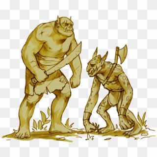 Ogres And Trolls - Illustration Clipart