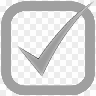 Checkbox Checked Disabled Png Images 600 X - Grey Tick In Box Clipart