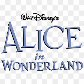 Disney's Alice In Wonderland Logo Png Transparent - Alice In Wonderland Logopedia Clipart