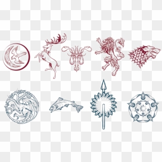 Game Of Thrones House Png - Game Of Thrones Houses Vector Clipart